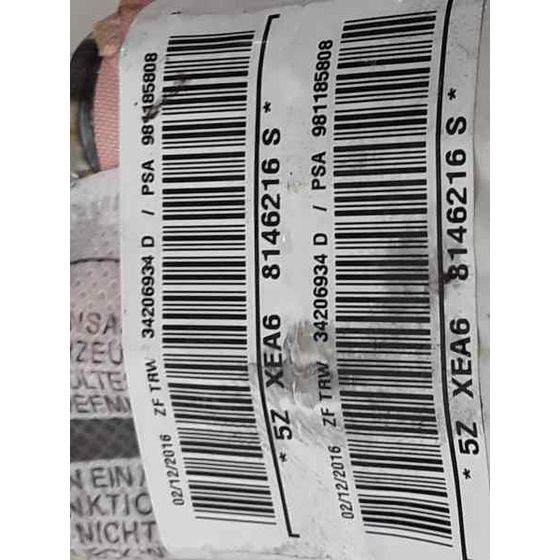 Airbag Cortina Delantero Izquierdo Para Citroen C3