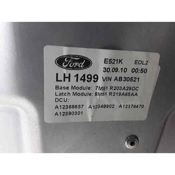 Elevalunas Delantero Izquierdo Para Ford Kuga