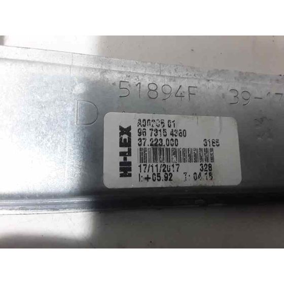 Elevalunas Delantero Derecho para Peugeot 208