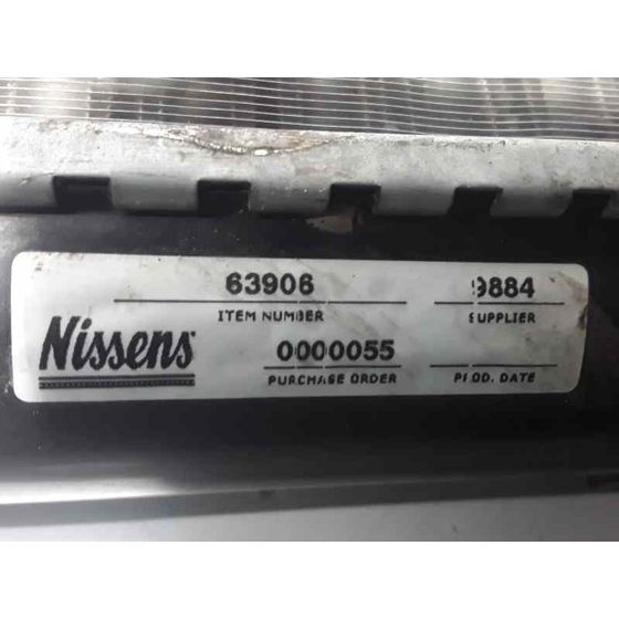 Radiador Agua Para Renault 19 Chamade