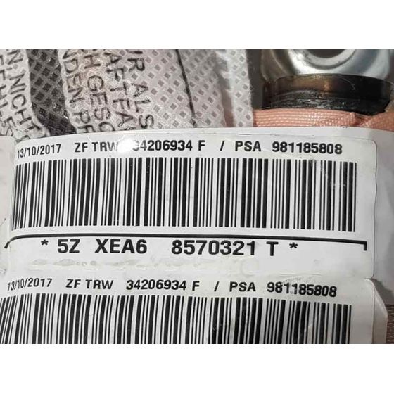 Airbag Cortina Delantero Izquierdo Para Citroen C3