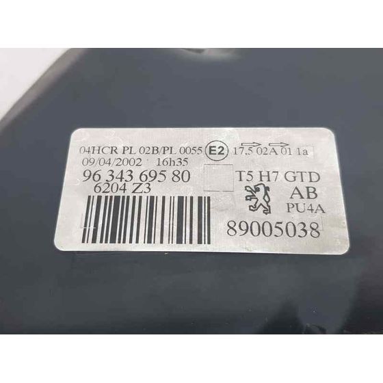 Faro Izquierdo Para Peugeot 307