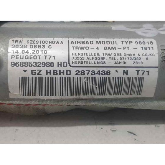 Airbag Cortina Delantero Izquierdo para Peugeot 308