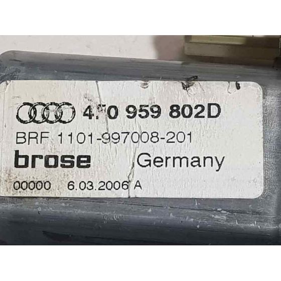 Motor Elevalunas Delantero Derecho Para Audi A6 Berlina