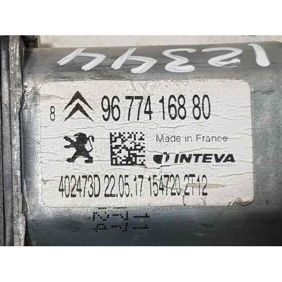 Motor Elevalunas Delantero Derecho Para Citroen C-Elysée