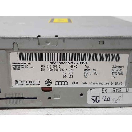 Sistema Navegacion Gps Para Audi A6 Berlina
