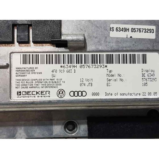 Pantalla Multifuncion Para Audi A6 Berlina