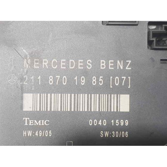 Modulo Confort Para Mercedes Clase E  Berlina