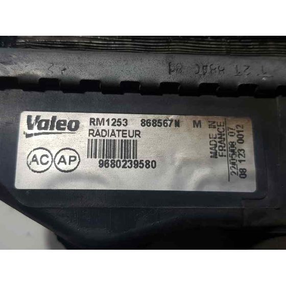Radiador Agua Para Peugeot 207