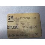 Elevalunas Trasero Izquierdo Para Opel Astra J Lim.