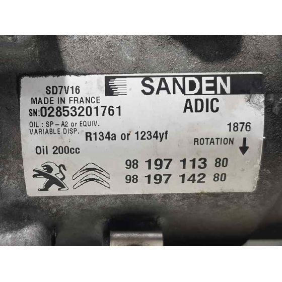 Compresor Aire Acondicionado Para Citroen Jumper Grossraumkasten