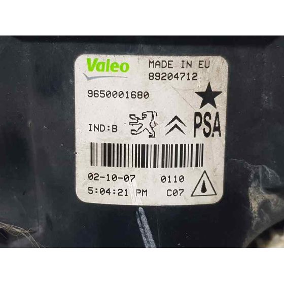 Faro Antiniebla Izquierdo Para Peugeot 207