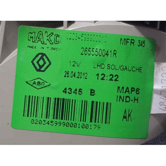 Piloto Trasero Izquierdo para Renault Fluence