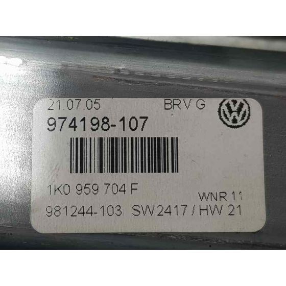 Motor Elevalunas Trasero Derecho para Volkswagen Passat Berlina (3C2)