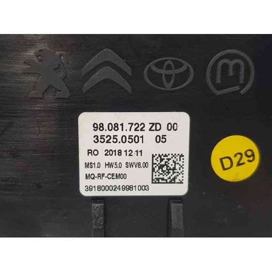 Mando Climatizador Para Peugeot Expert Furgón