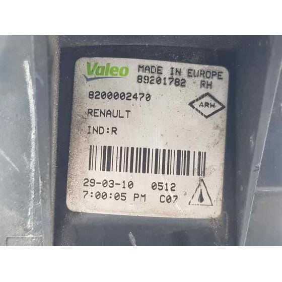 Faro Antiniebla Derecho para Renault Clio Iii