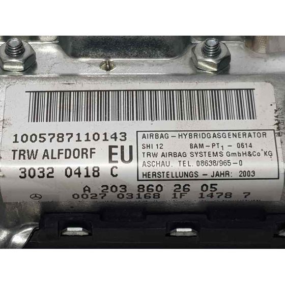 Airbag Lateral Delantero Derecho para Mercedes Clase C Berlina