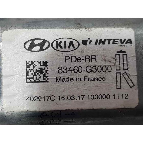 Motor Elevalunas Trasero Derecho para Hyundai I30 (Pd)