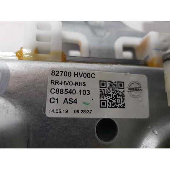 Elevalunas Trasero Derecho Para Nissan Qashqai