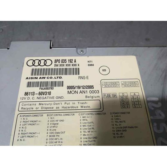 Sistema Navegacion Gps Para Audi A3 Sportback