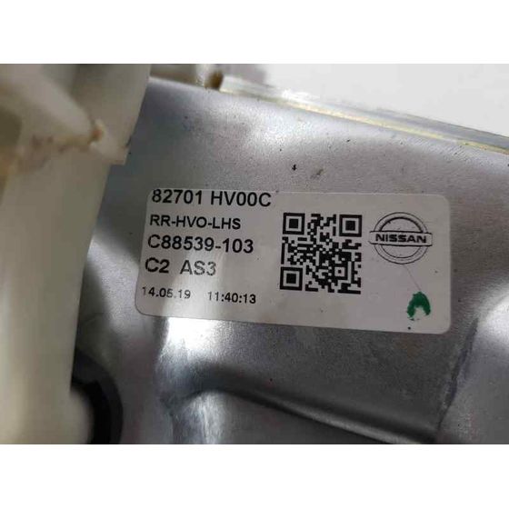 Elevalunas Trasero Izquierdo Para Nissan Qashqai