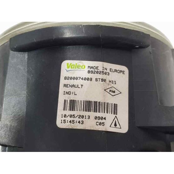 Faro Antiniebla Izquierdo Para Renault Megane Iii Berlina 5 P