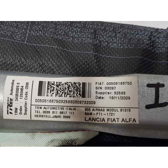 Airbag Cortina Delantero Izquierdo Para Alfa Romeo Mito