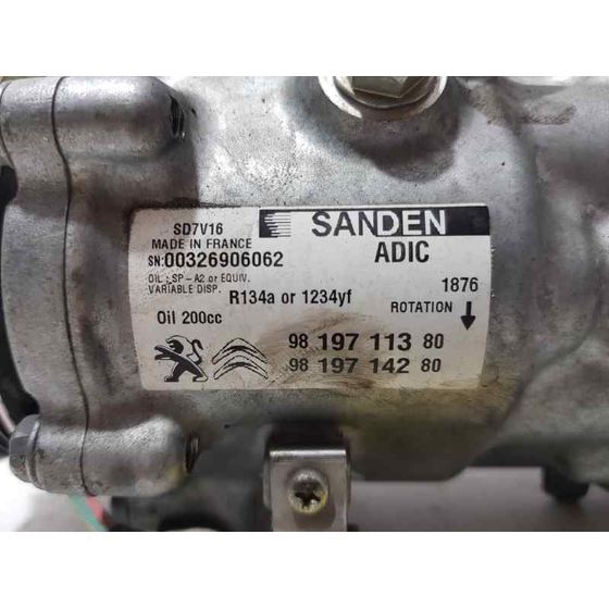 Compresor Aire Acondicionado Para Peugeot Boxer Camión