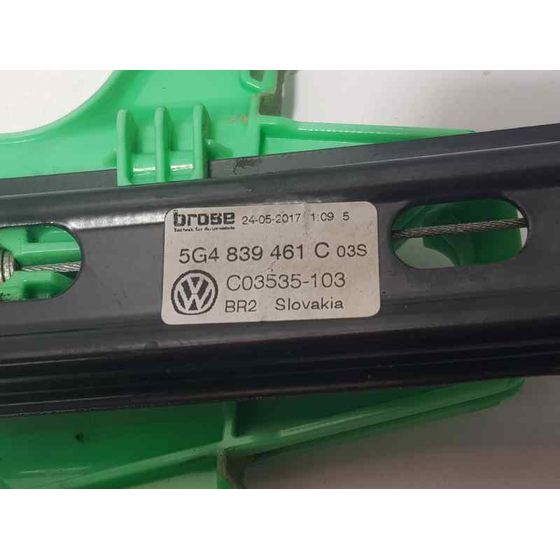 Elevalunas Trasero Izquierdo Para Volkswagen Golf Vii Sportsvan