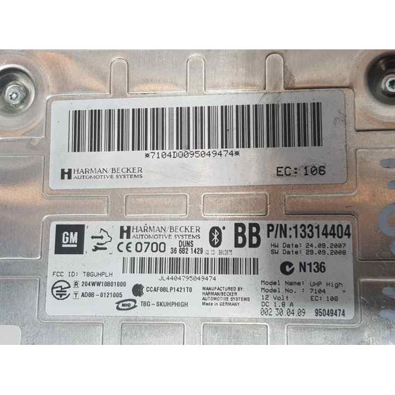 Modulo Electronico Para Opel Insignia Berlina