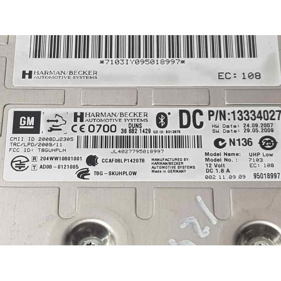 Modulo Bluetooth Para Opel Insignia Berlina