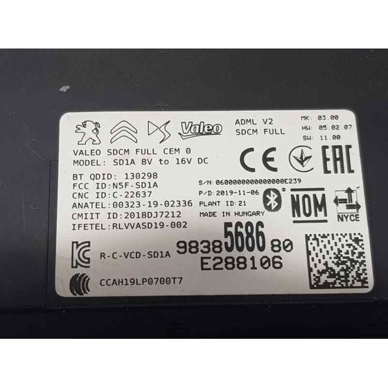 Modulo Electronico Para Ds 3 Crossback