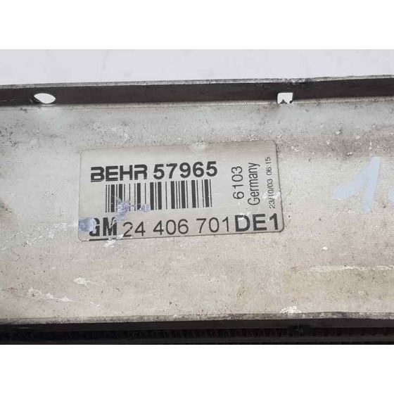 Intercooler Para Opel Zafira A