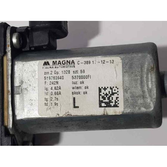 Elevalunas Delantero Izquierdo Para Fiat Nuova 500