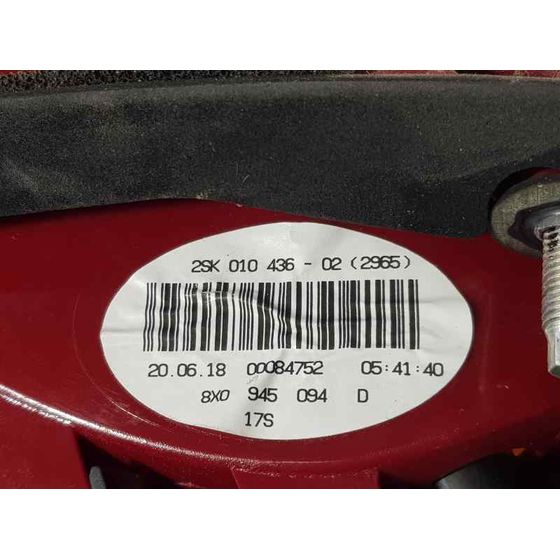 Piloto Trasero Derecho Para Audi A1 Sportback