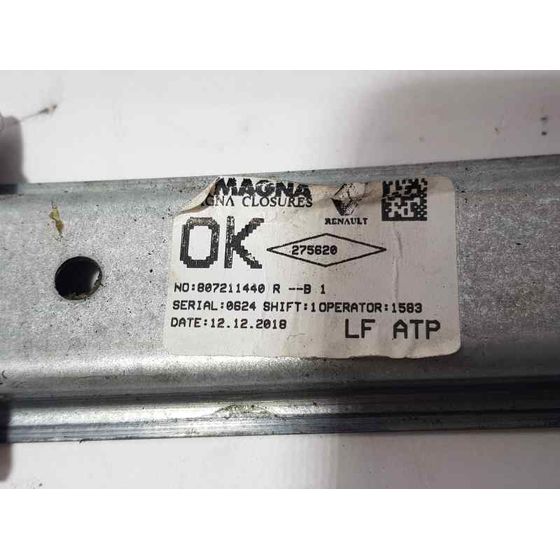Elevalunas Delantero Izquierdo Para Dacia Sandero