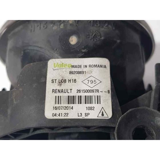 Faro Antiniebla Derecho Para Renault Scenic Iii