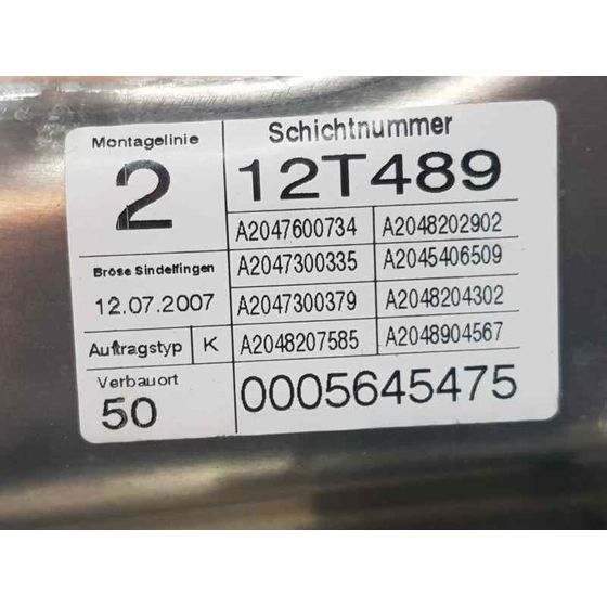 Elevalunas Trasero Izquierdo Para Mercedes Clase C Berlina