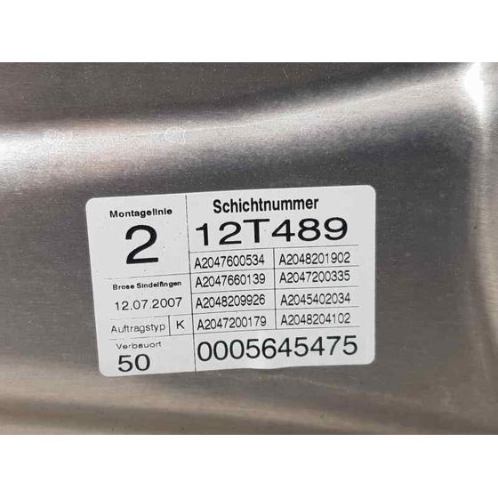 Elevalunas Delantero Izquierdo para Mercedes Clase C Berlina