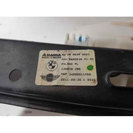 Elevalunas Trasero Derecho Para Mini Countryman