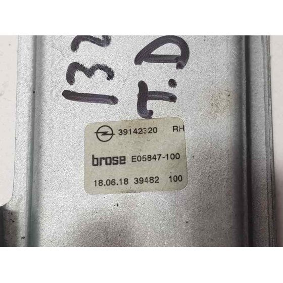 Elevalunas Trasero Derecho Para Opel Astra K Lim. 5Türig