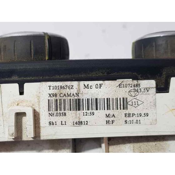 Mando Calefaccion / Aire Acondicionado Para Renault Clio Iv