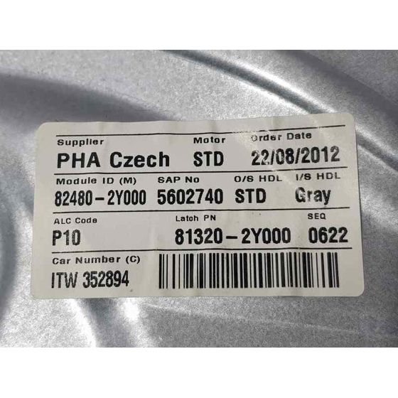 Elevalunas Delantero Derecho para Hyundai Ix35