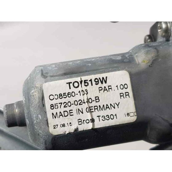 Elevalunas Trasero Derecho Para Toyota Auris