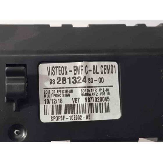 Pantalla Multifuncion Para Peugeot Expert Furgón