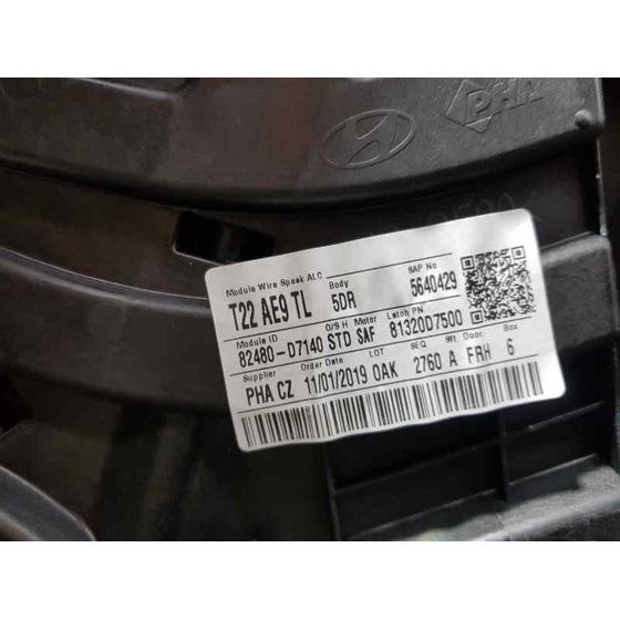 Elevalunas Delantero Derecho Para Hyundai Tucson
