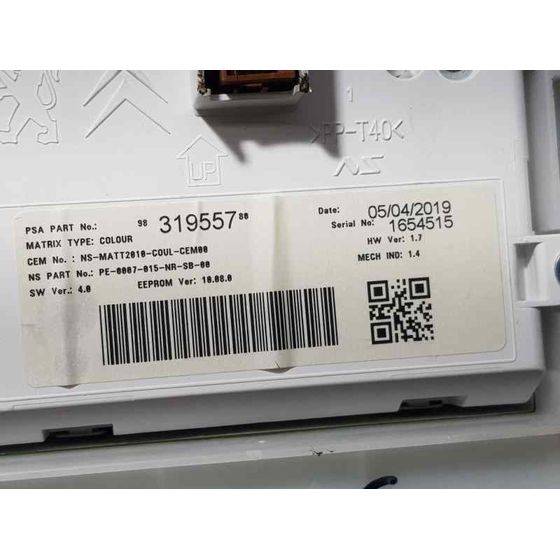 Cuadro Instrumentos Para Peugeot 2008