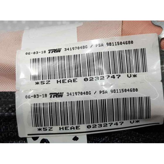 Airbag Cortina Delantero Izquierdo Para Peugeot 3008