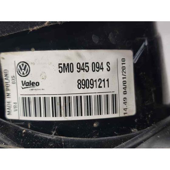 Piloto Trasero Derecho Para Volkswagen Golf Plus