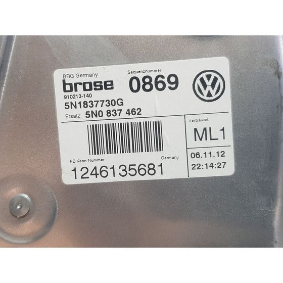 Elevalunas Delantero Derecho Para Volkswagen Tiguan